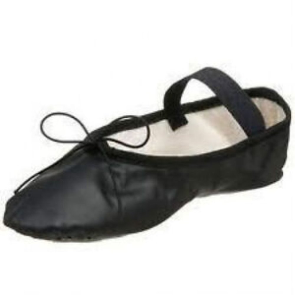 Angelo Luzio 201C Child Size 13W (Fits 11.5) Black Tiler Full Sole Ballet Shoe